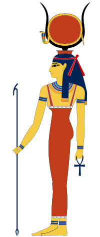 símbolo de los hathor indicando la glándula pineal